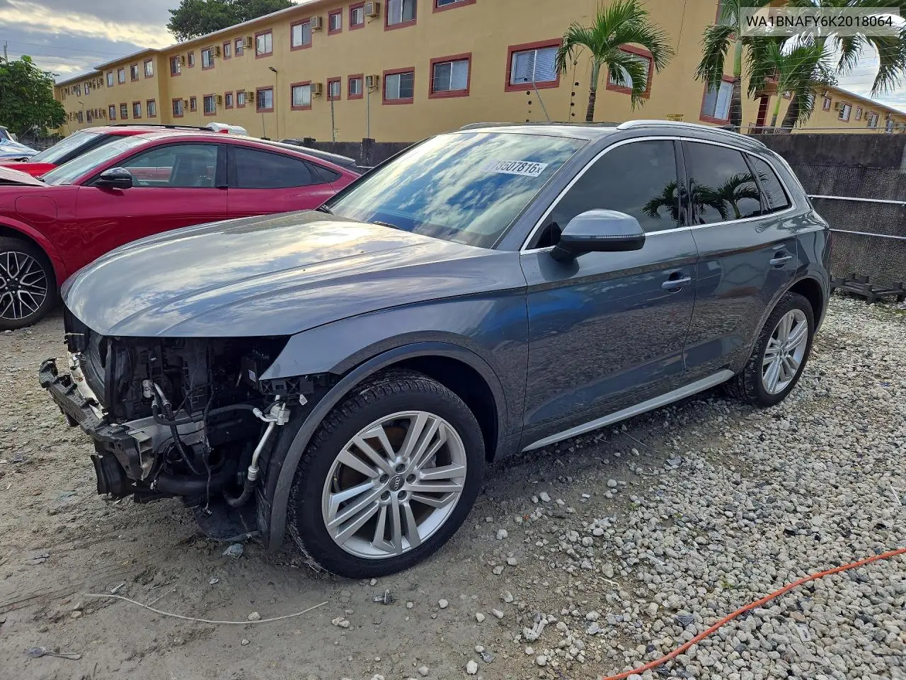 AUDI Q5 2019, VIN WA1BNAFY6K2018064