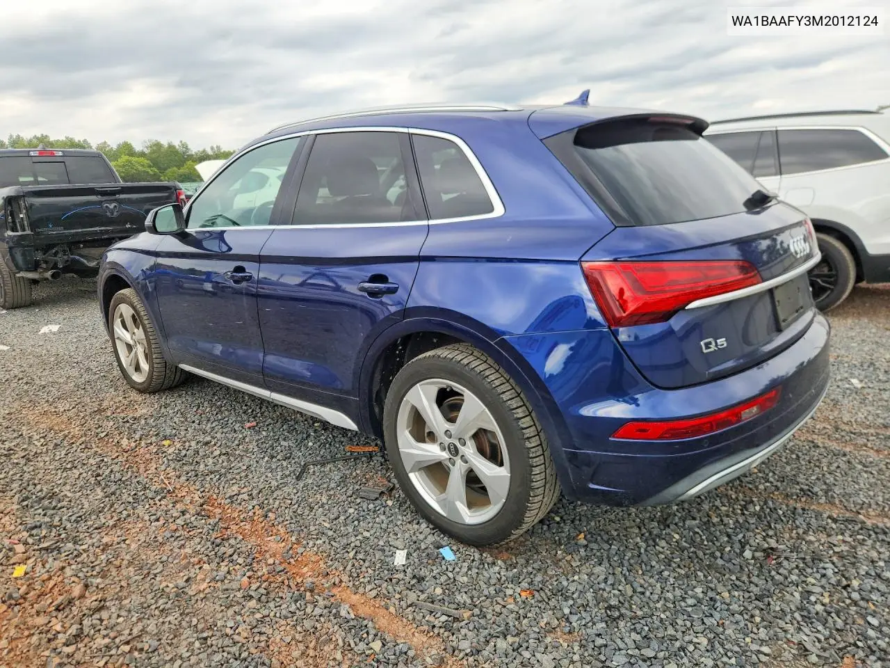 2021 AUDI Q5 VIN WA1BAAFY3M2012124 — фото 2