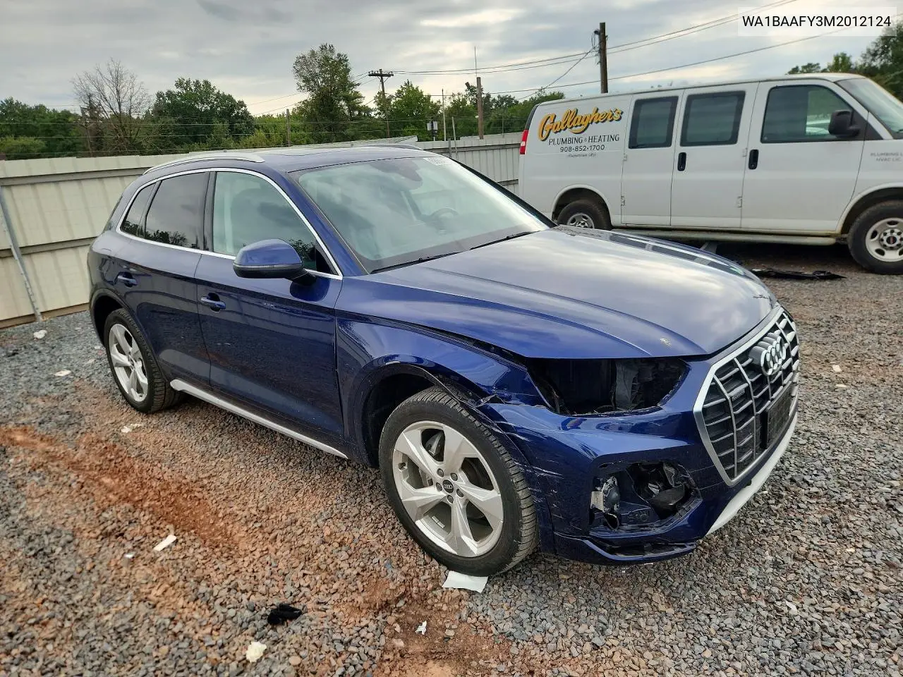 2021 AUDI Q5 VIN WA1BAAFY3M2012124 — фото 4