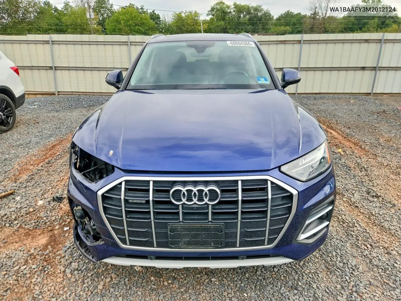 2021 AUDI Q5 VIN WA1BAAFY3M2012124 — фото 5