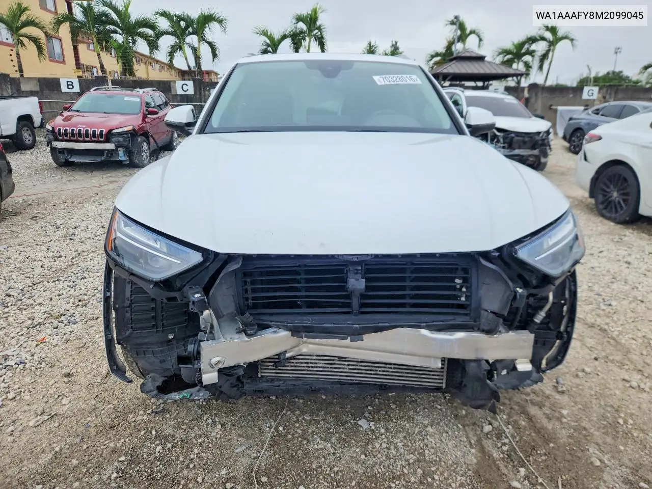 2021 AUDI Q5 VIN WA1AAAFY8M2099045 — фото 2