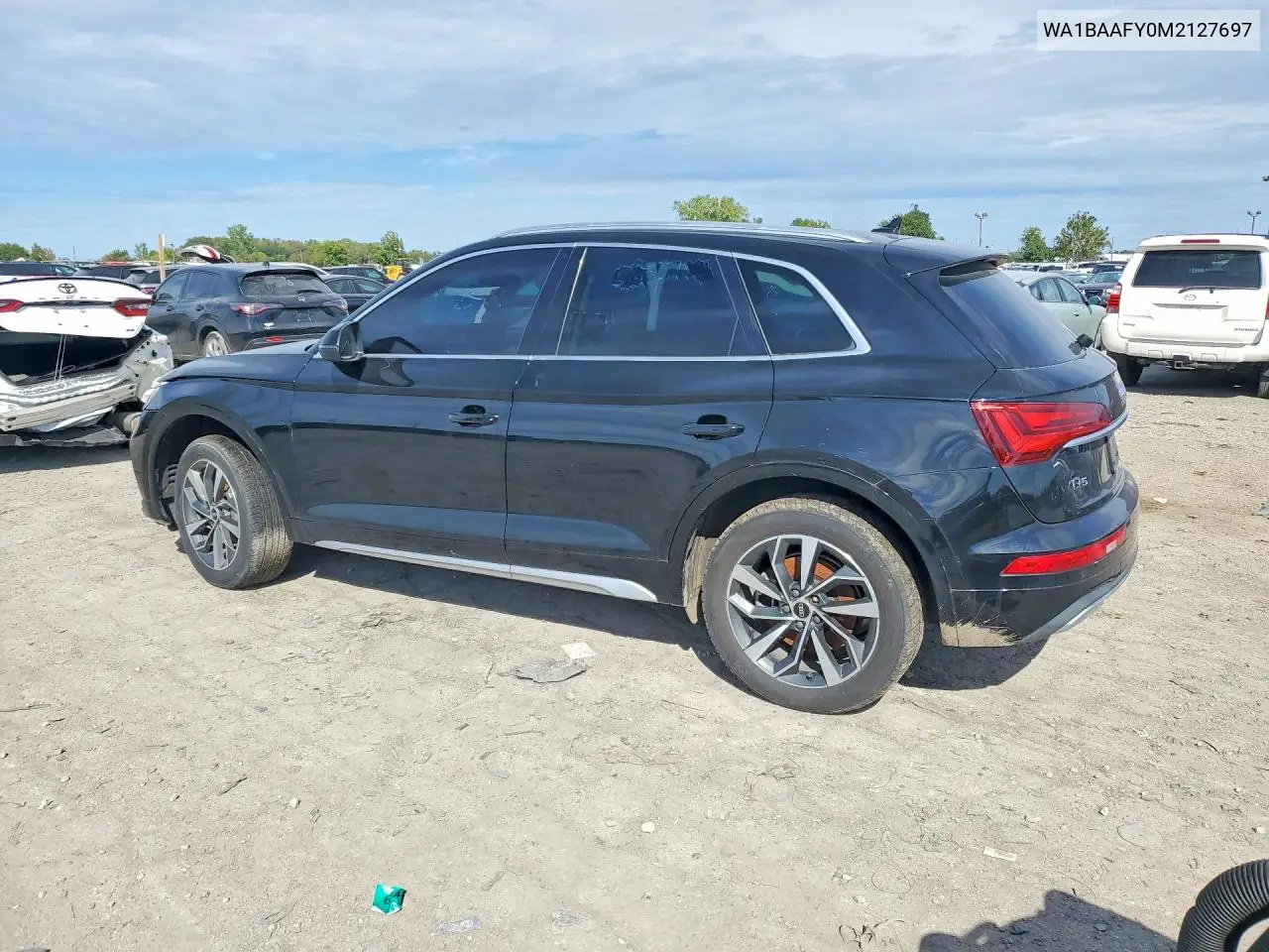 2021 AUDI Q5 VIN WA1BAAFY0M2127697 — фото 2