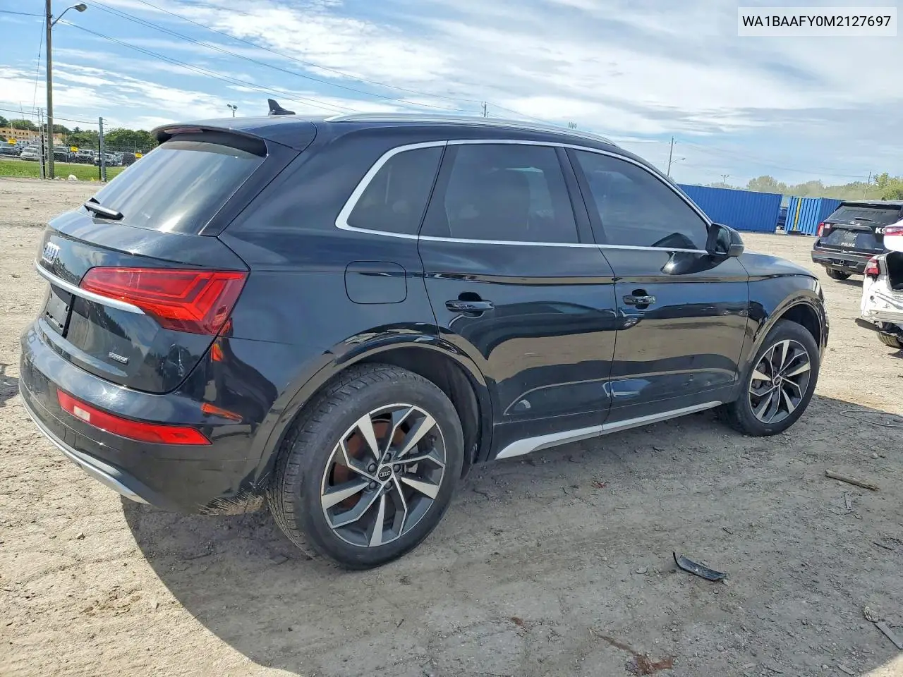 2021 AUDI Q5 VIN WA1BAAFY0M2127697 — фото 3