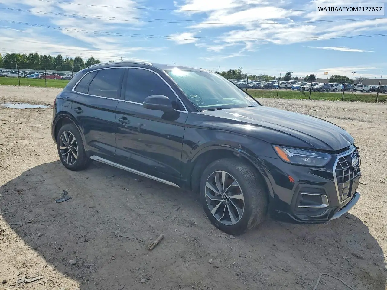 2021 AUDI Q5 VIN WA1BAAFY0M2127697 — фото 4