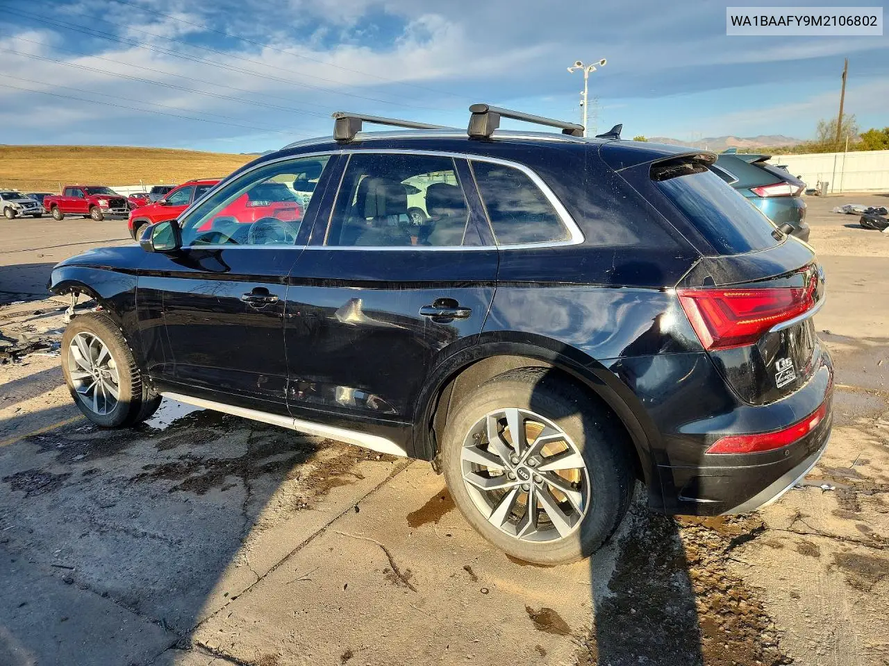 2021 AUDI Q5 VIN WA1BAAFY9M2106802 — фото 2