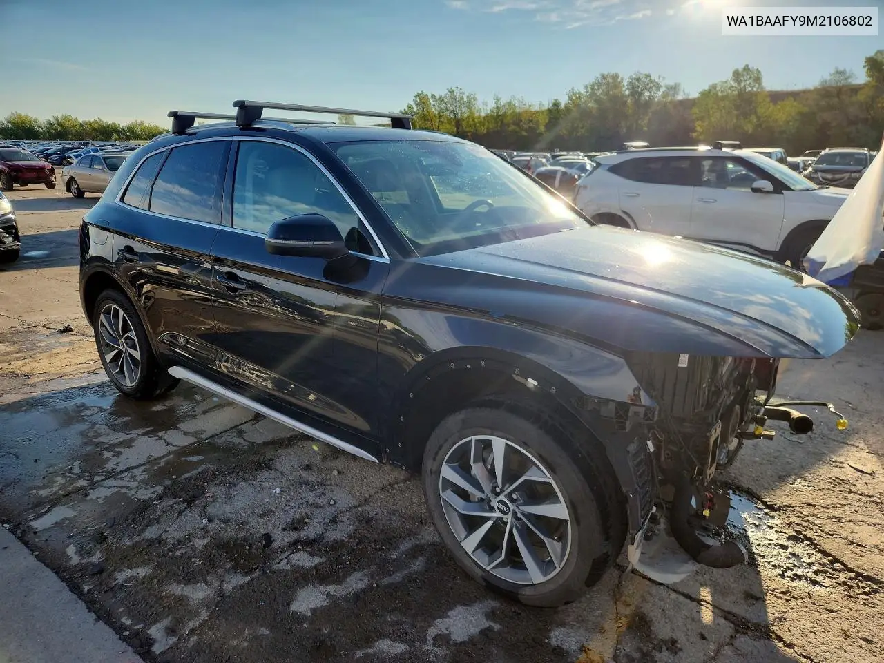 2021 AUDI Q5 VIN WA1BAAFY9M2106802 — фото 4