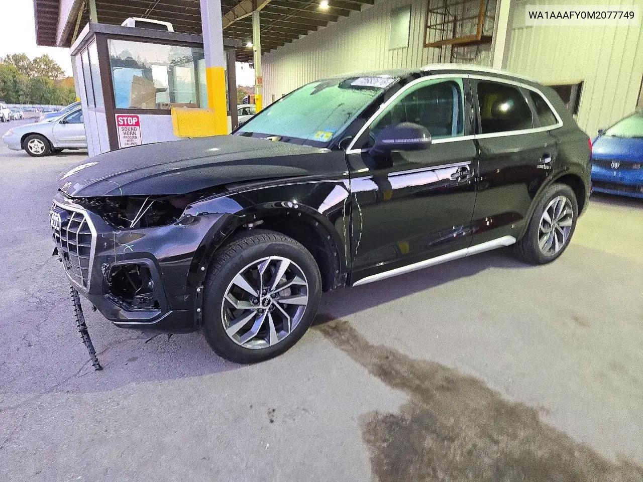 AUDI Q5 2021, VIN WA1AAAFY0M2077749