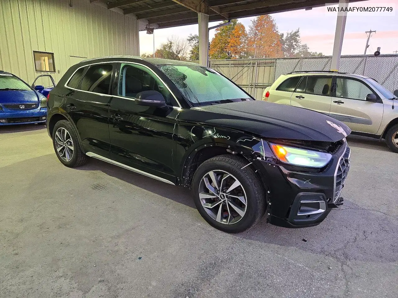 2021 AUDI Q5 VIN WA1AAAFY0M2077749 — фото 4
