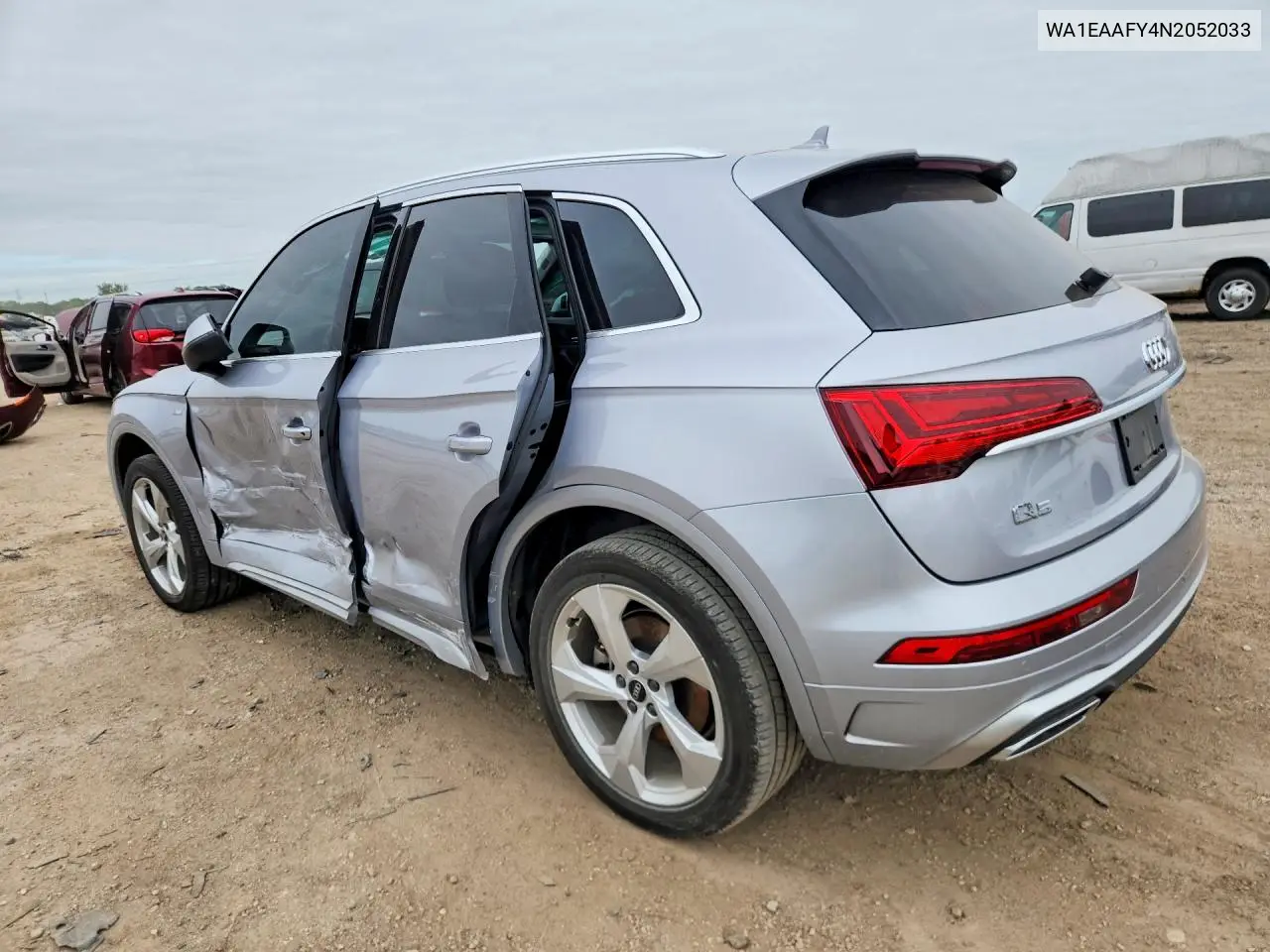 2022 AUDI Q5 VIN WA1EAAFY4N2052033 — фото 2