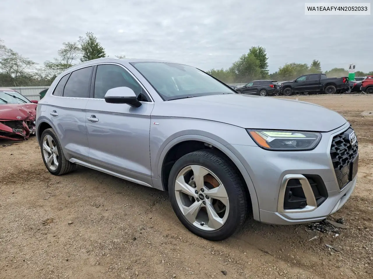 2022 AUDI Q5 VIN WA1EAAFY4N2052033 — фото 4