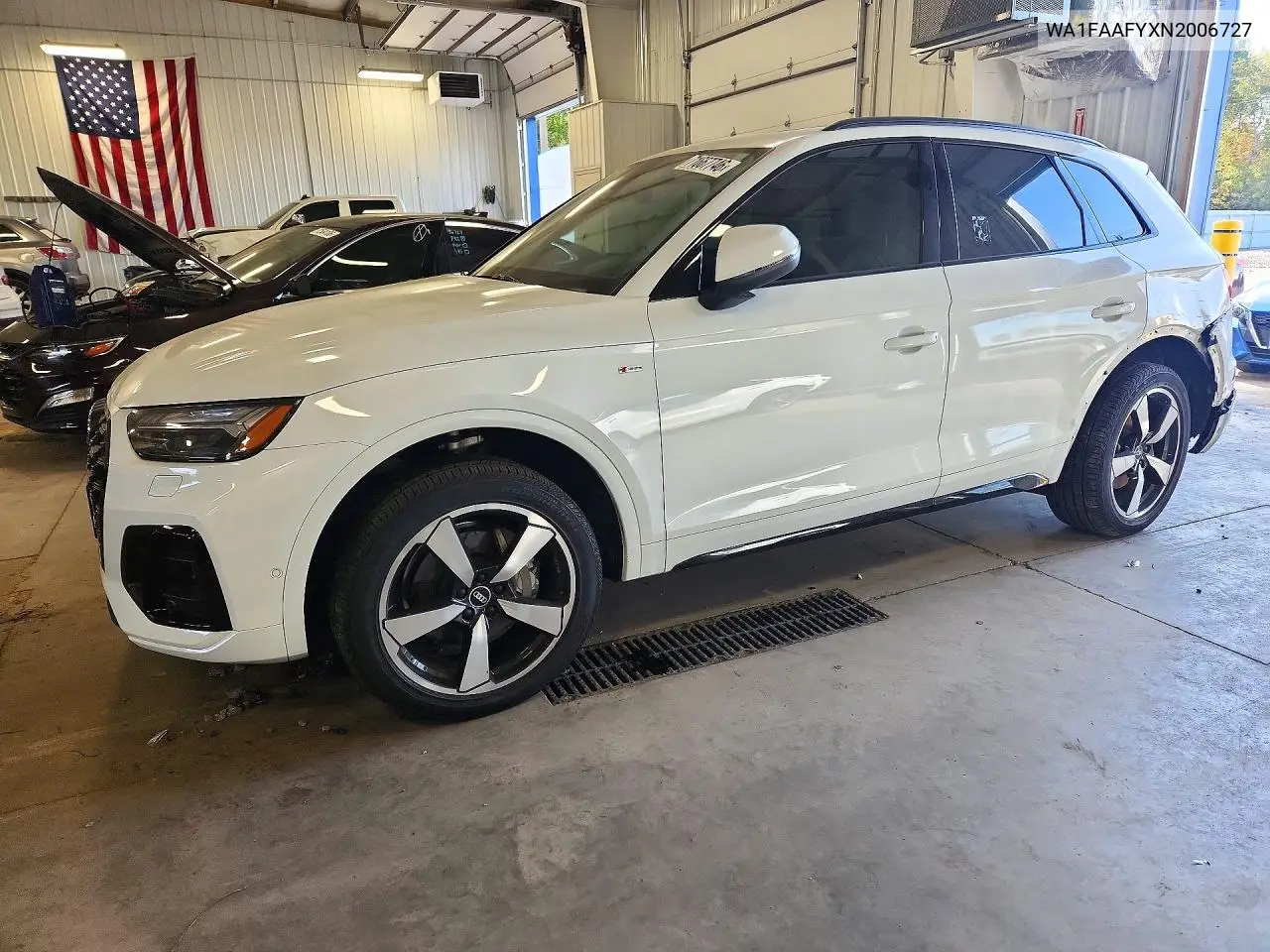 AUDI Q5 2022, VIN WA1FAAFYXN2006727