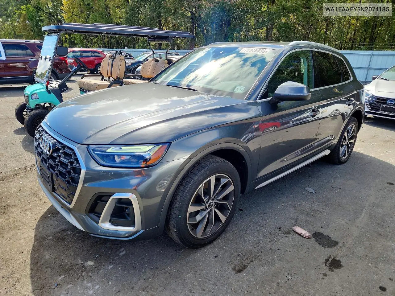 AUDI Q5 2022, VIN WA1EAAFY5N2074185