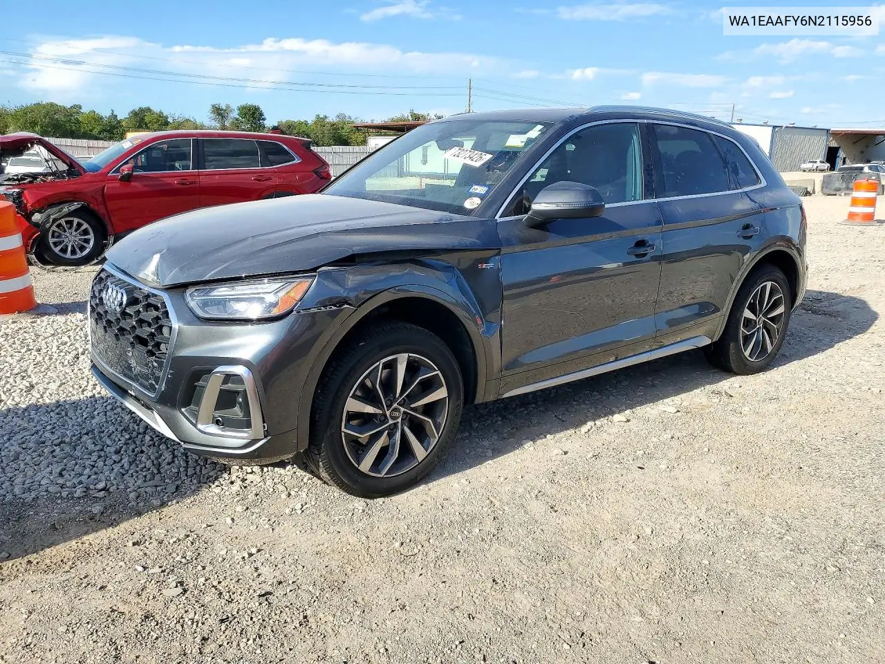 AUDI Q5 2022, VIN WA1EAAFY6N2115956