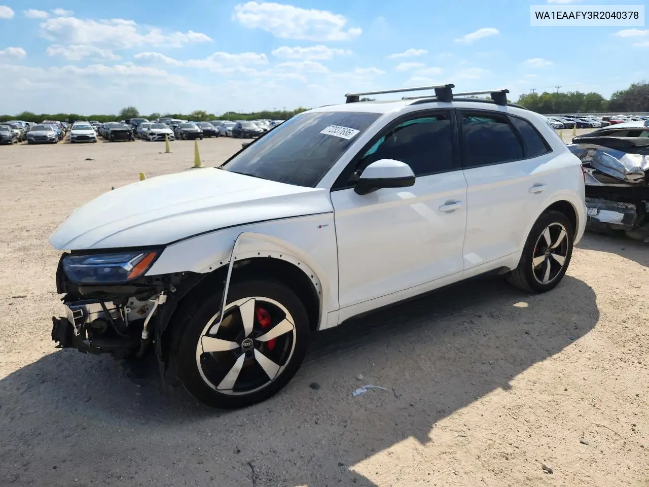 AUDI Q5 2024, VIN WA1EAAFY3R2040378