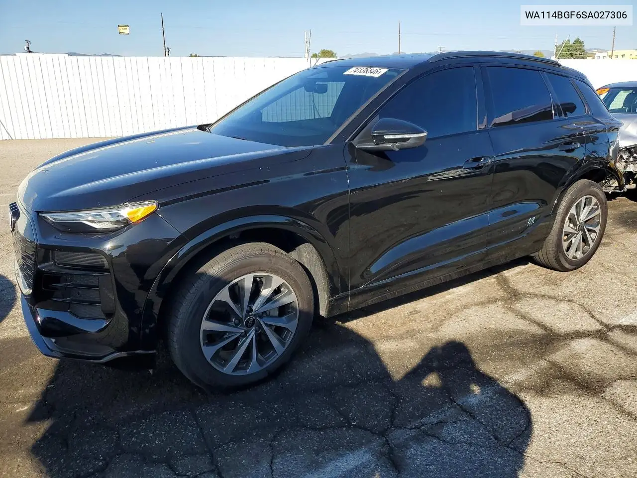 AUDI Q6 E-TRON 2025, VIN WA114BGF6SA027306