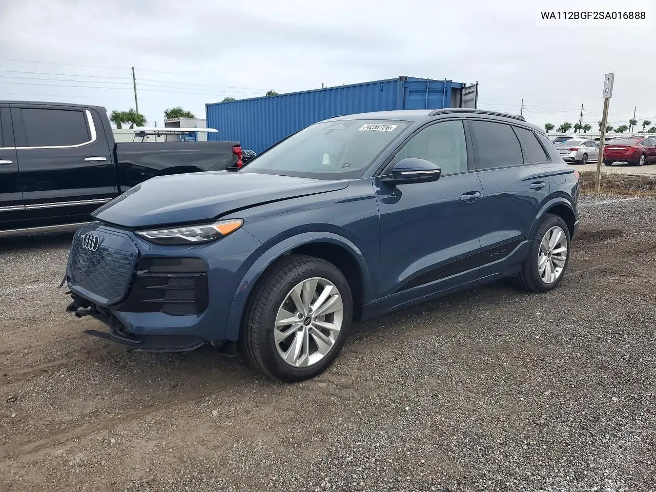 AUDI Q6 E-TRON 2025, VIN WA112BGF2SA016888