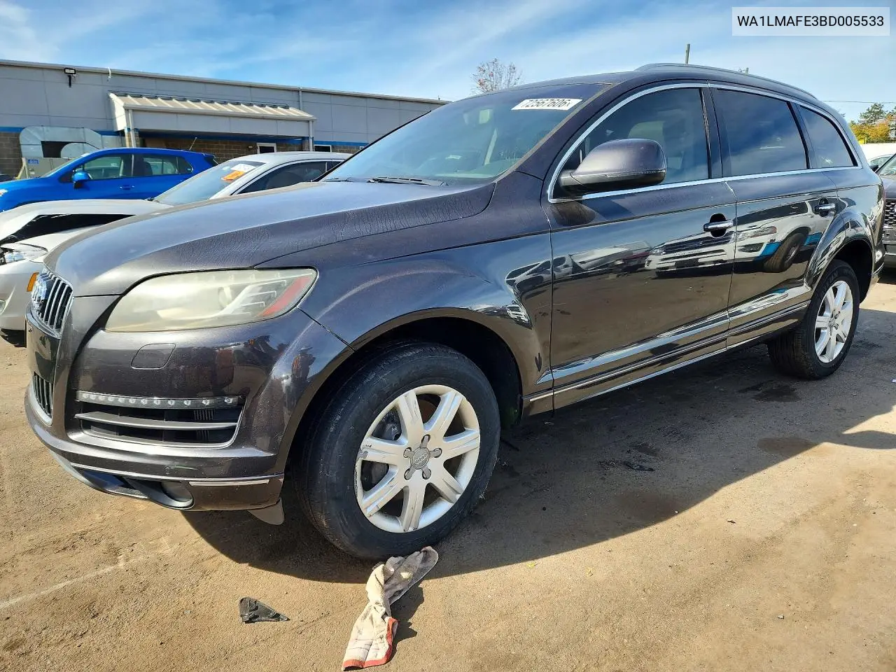 AUDI Q7 2011, VIN WA1LMAFE3BD005533