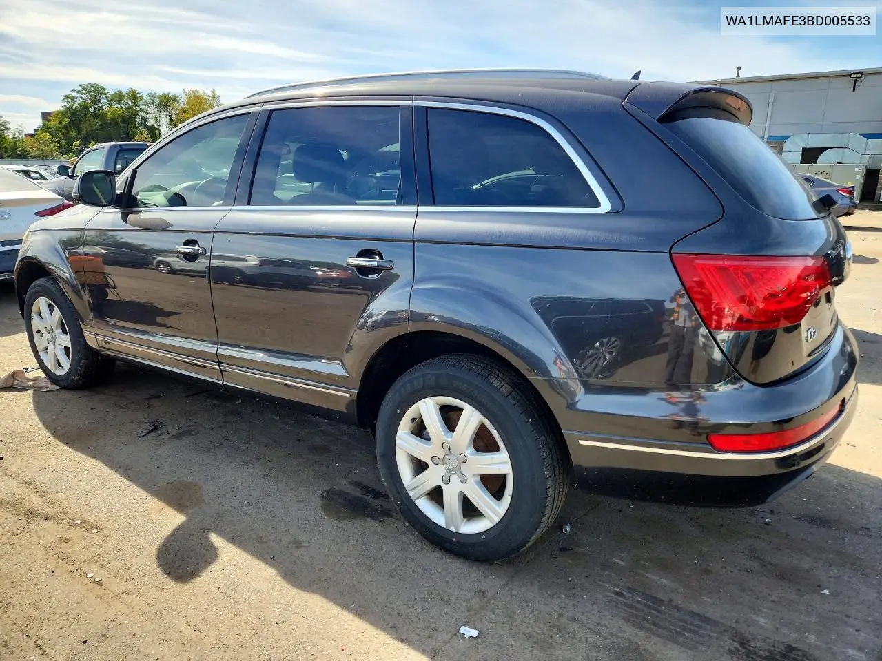 2011 AUDI Q7 VIN WA1LMAFE3BD005533 — фото 2