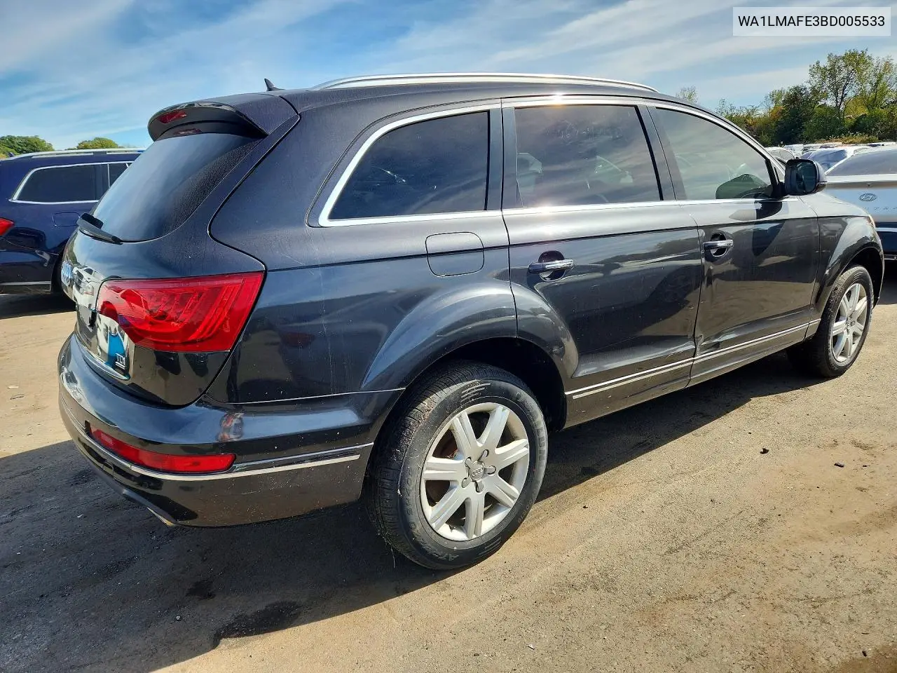 2011 AUDI Q7 VIN WA1LMAFE3BD005533 — фото 3