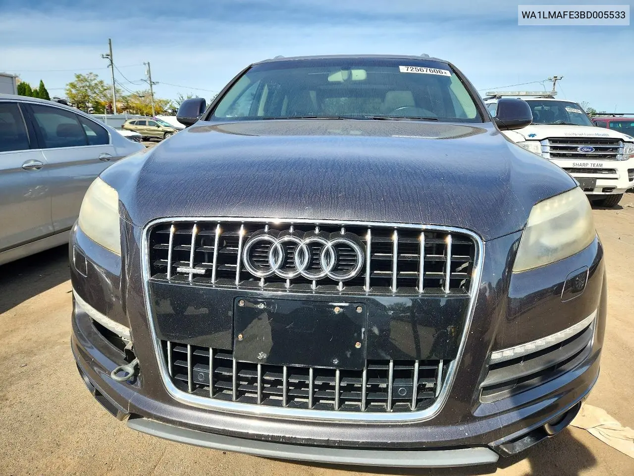 2011 AUDI Q7 VIN WA1LMAFE3BD005533 — фото 5