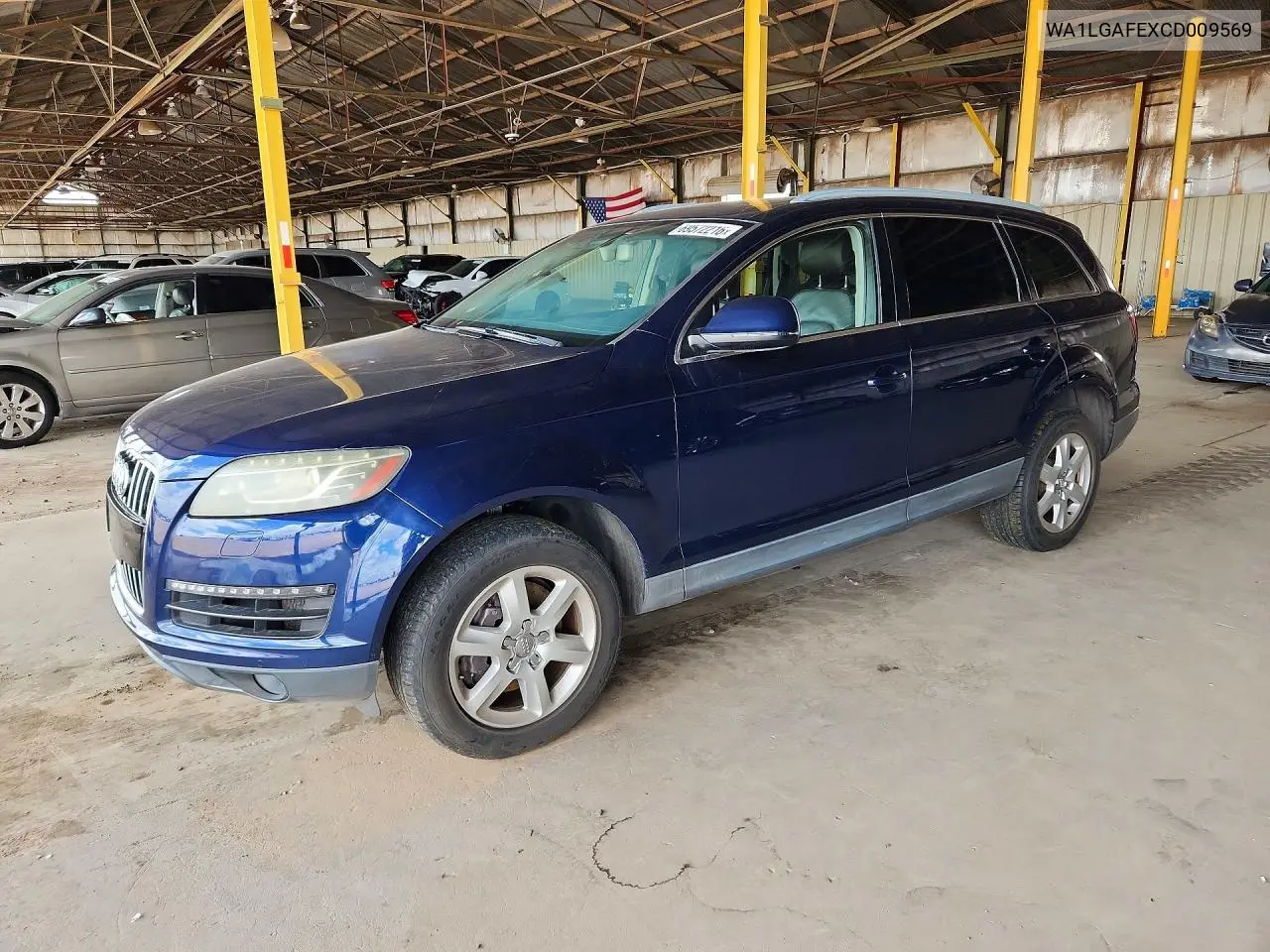 AUDI Q7 2012, VIN WA1LGAFEXCD009569