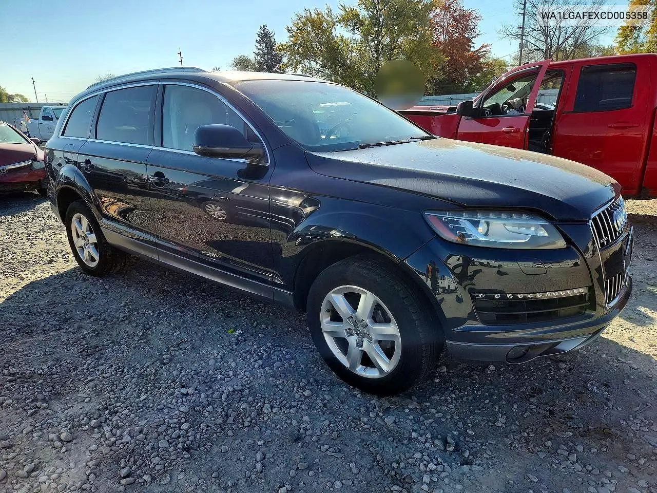 2012 AUDI Q7 VIN WA1LGAFEXCD005358 — фото 4