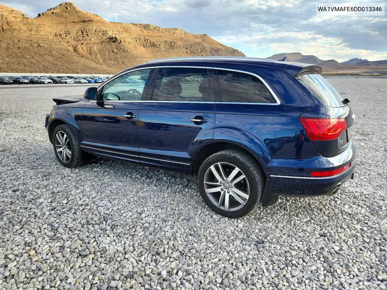2013 AUDI Q7 VIN WA1VMAFE6DD013346 — фото 2