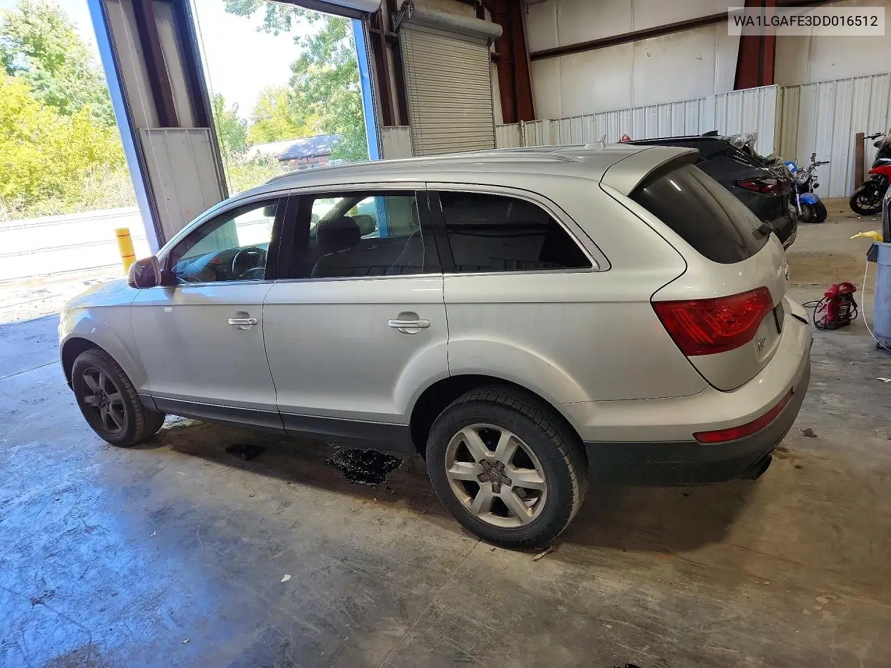 2013 AUDI Q7 VIN WA1LGAFE3DD016512 — фото 2