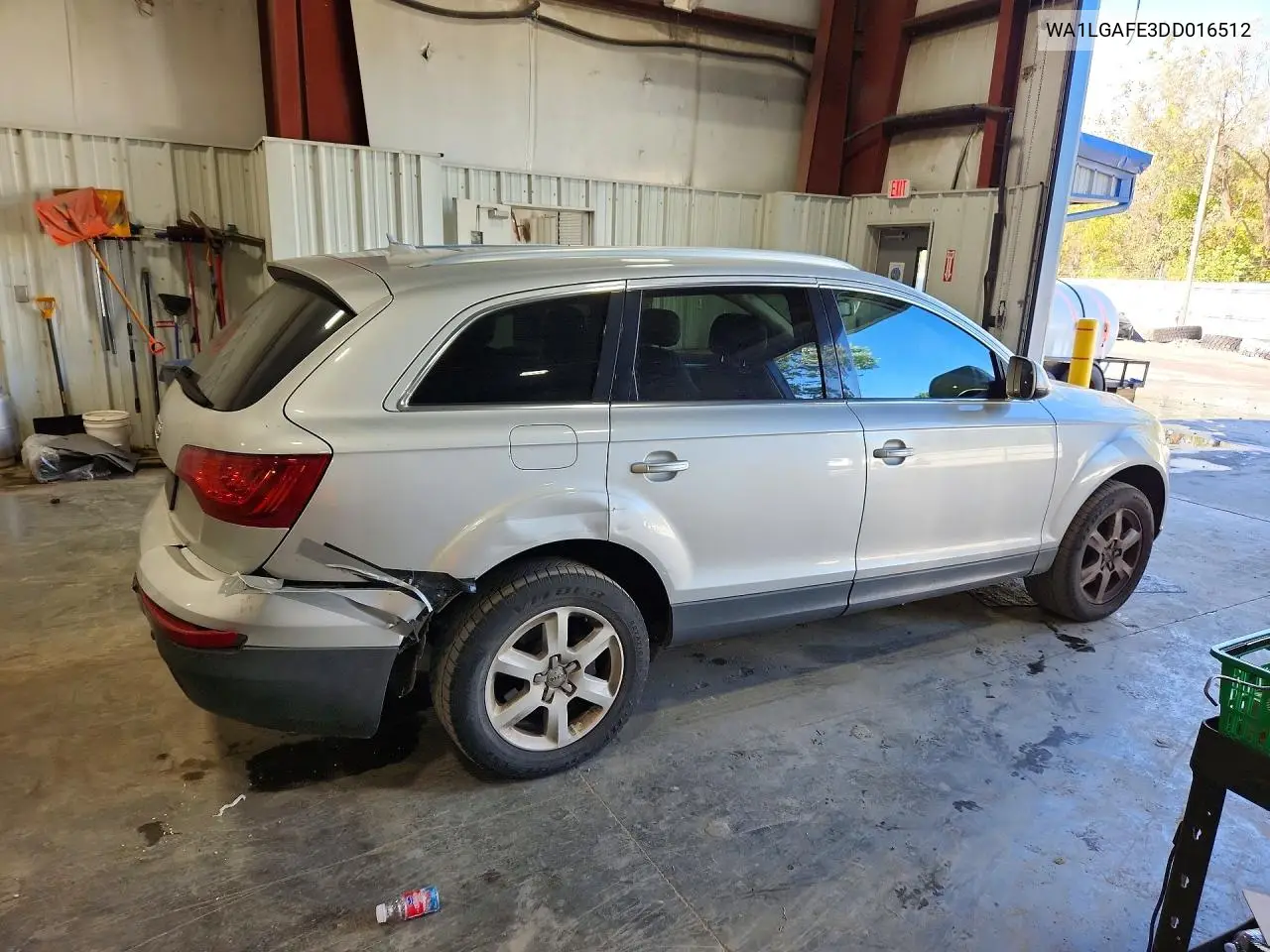 2013 AUDI Q7 VIN WA1LGAFE3DD016512 — фото 3