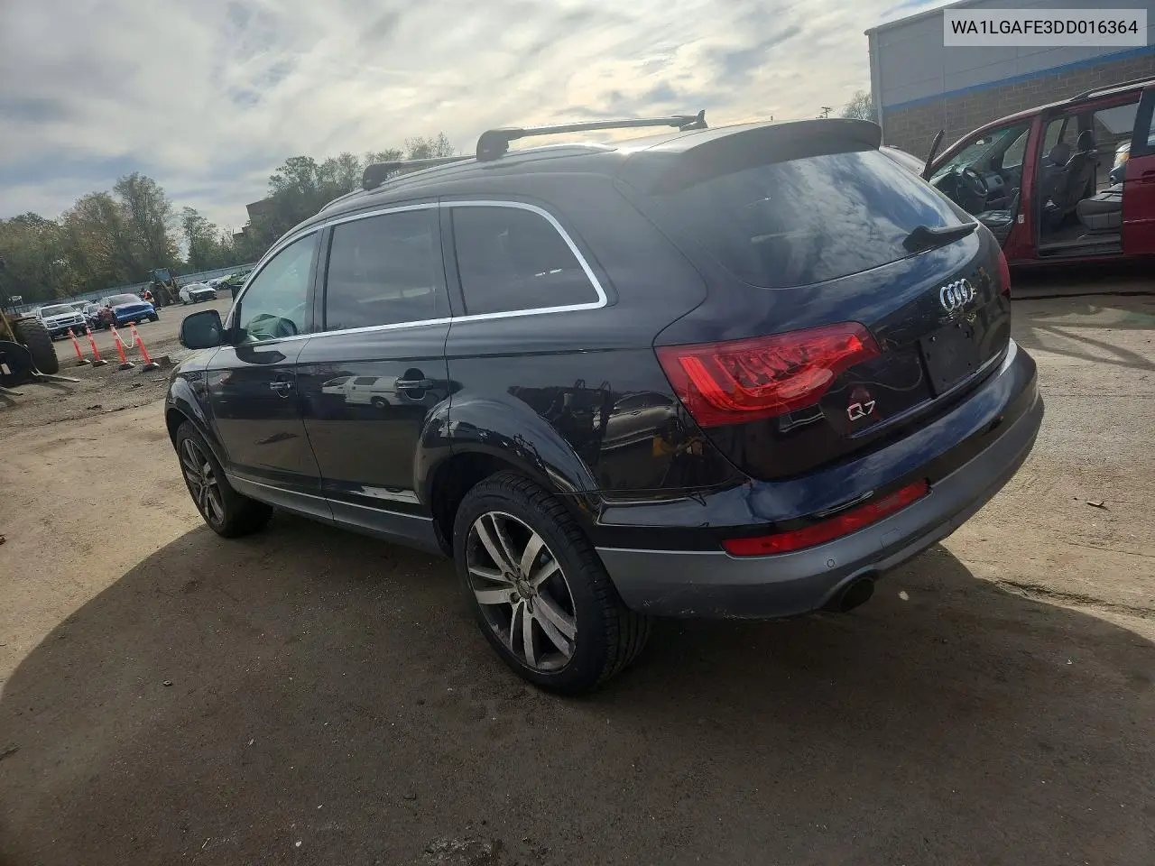 2013 AUDI Q7 VIN WA1LGAFE3DD016364 — фото 2