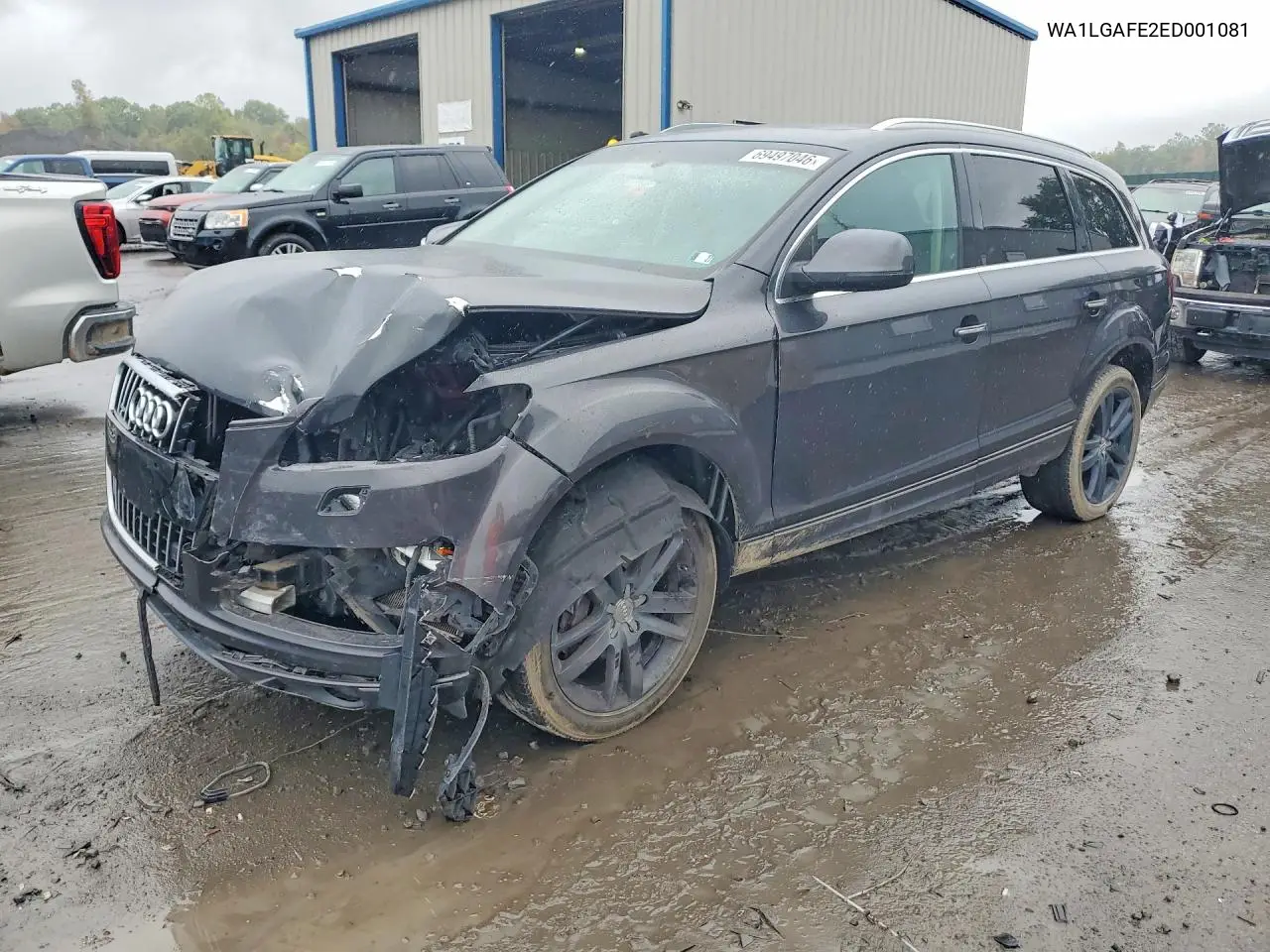 AUDI Q7 2014, VIN WA1LGAFE2ED001081