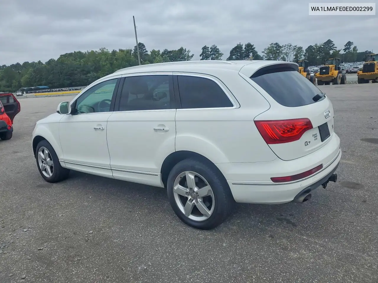 2014 AUDI Q7 VIN WA1LMAFE0ED002299 — фото 2