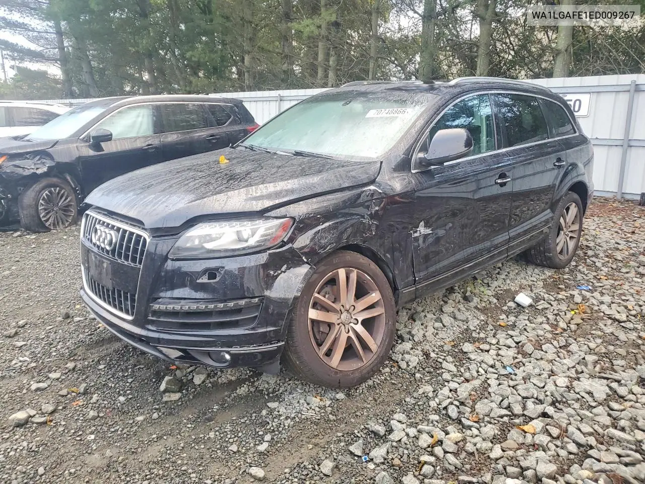 AUDI Q7 2014, VIN WA1LGAFE1ED009267