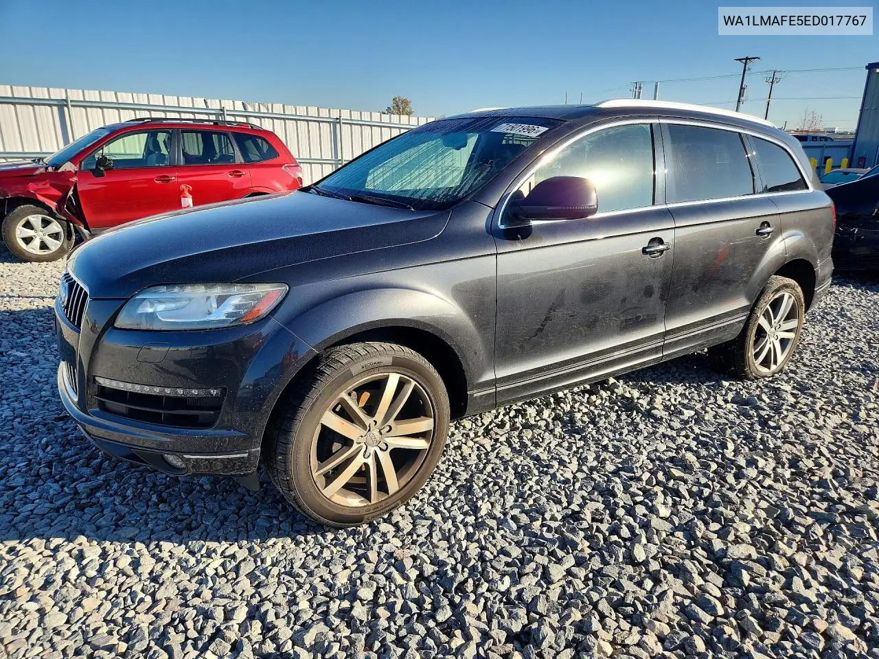 AUDI Q7 2014, VIN WA1LMAFE5ED017767