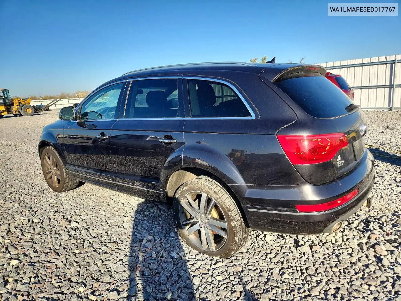 2014 AUDI Q7 VIN WA1LMAFE5ED017767 — фото 2