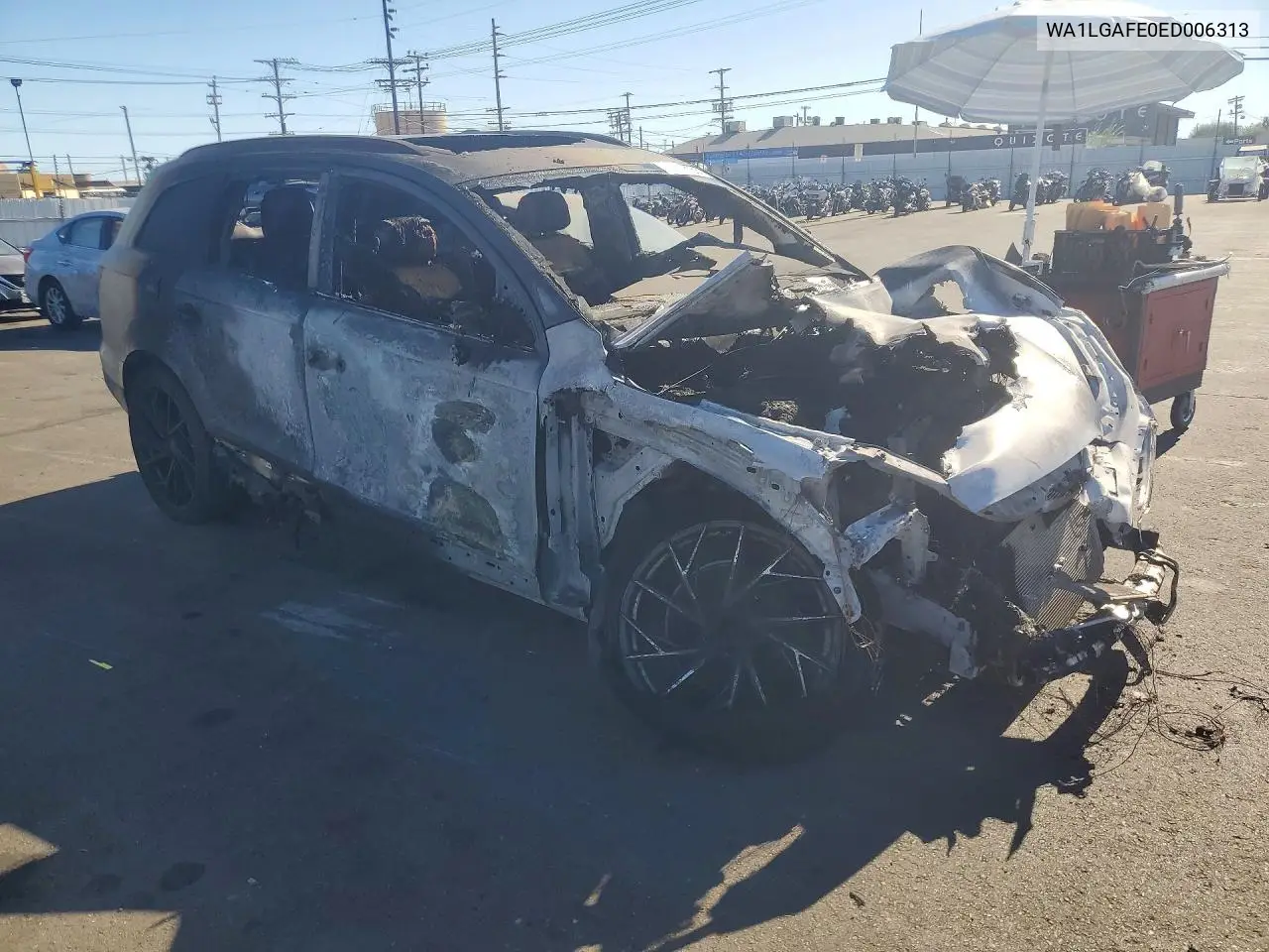 2014 AUDI Q7 VIN WA1LGAFE0ED006313 — фото 4