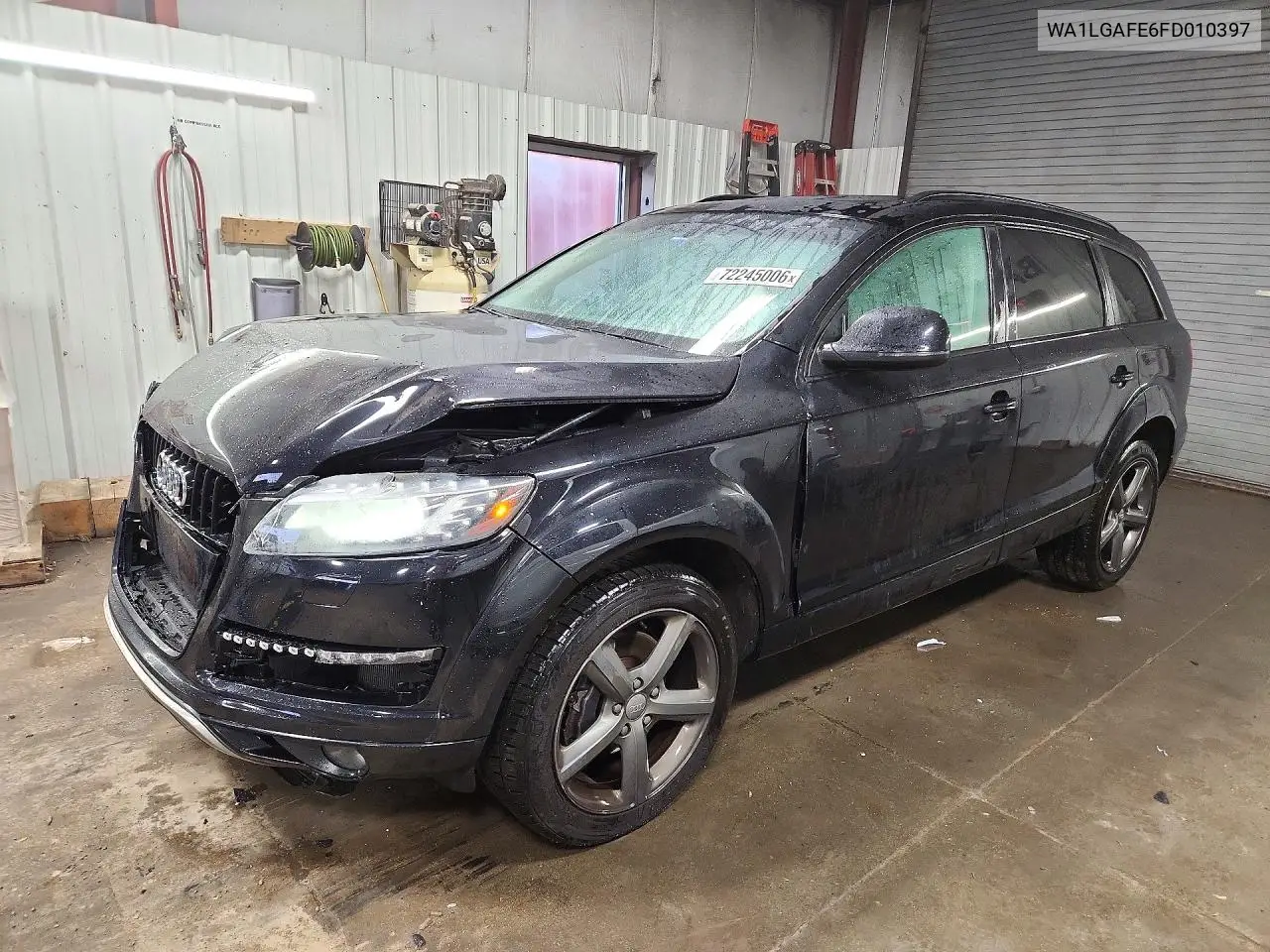 AUDI Q7 2015, VIN WA1LGAFE6FD010397