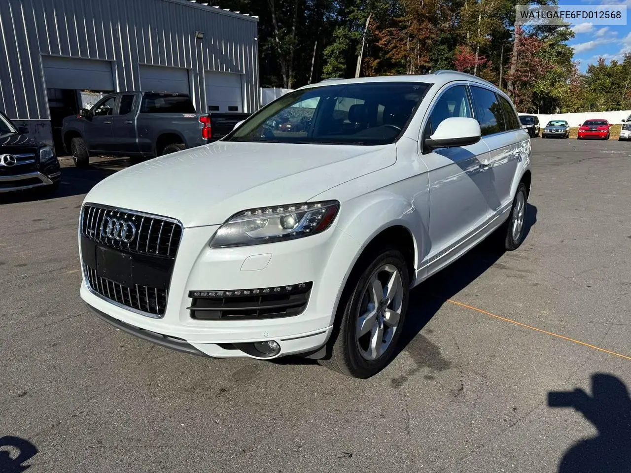 AUDI Q7 2015, VIN WA1LGAFE6FD012568