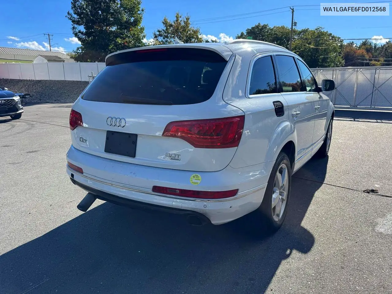 2015 AUDI Q7 VIN WA1LGAFE6FD012568 — фото 3
