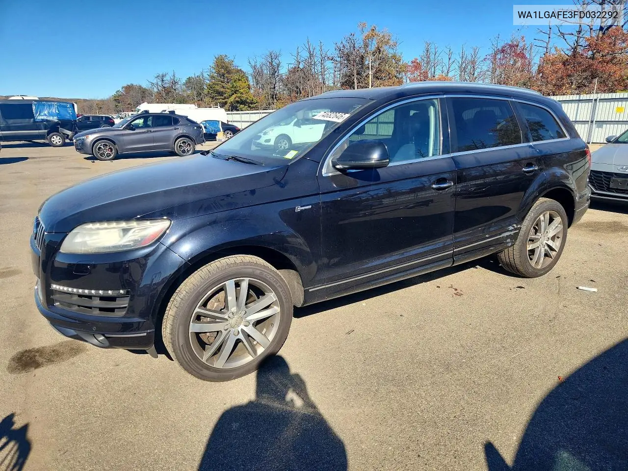 AUDI Q7 2015, VIN WA1LGAFE3FD032292