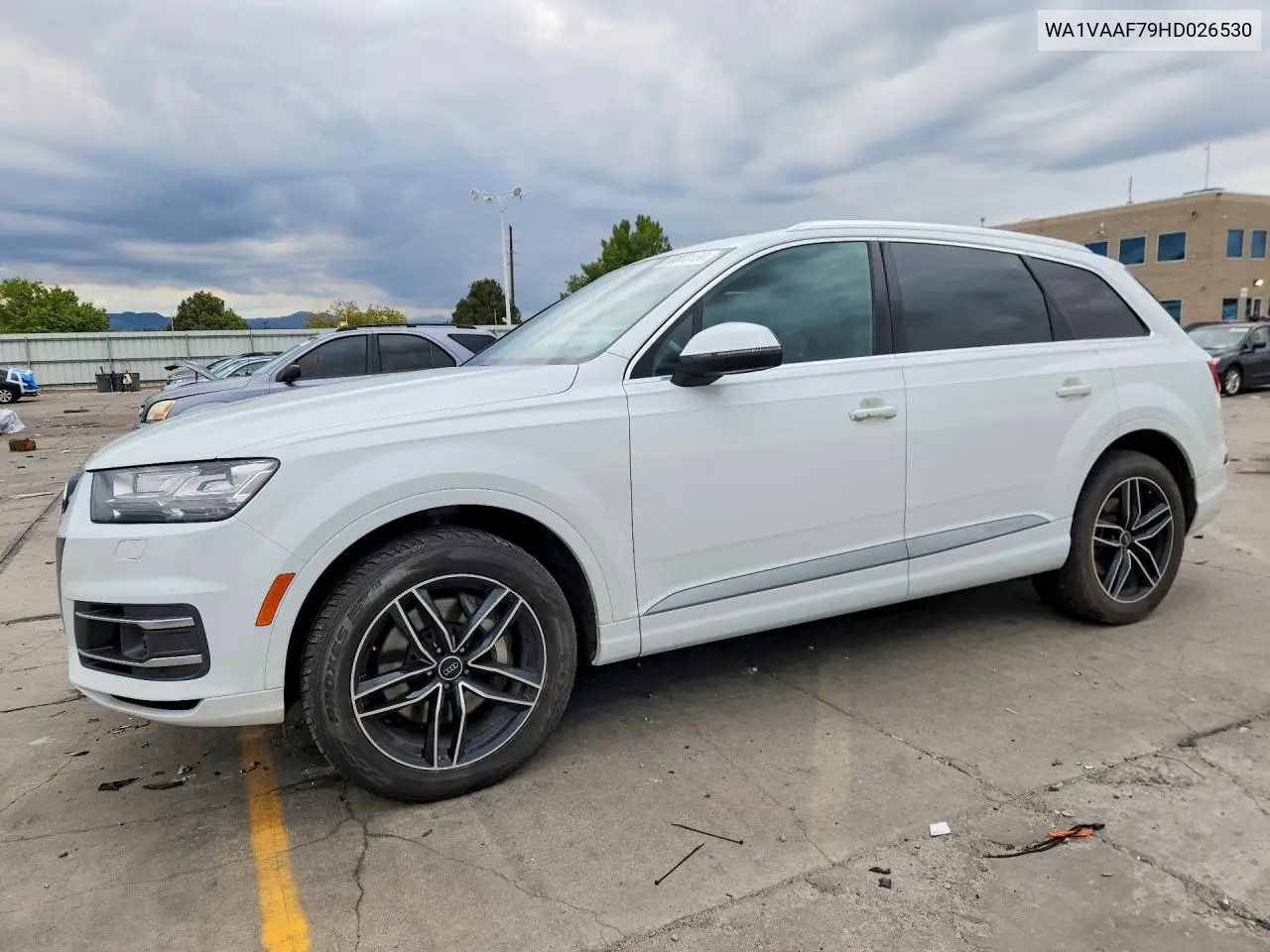 AUDI Q7 2017, VIN WA1VAAF79HD026530