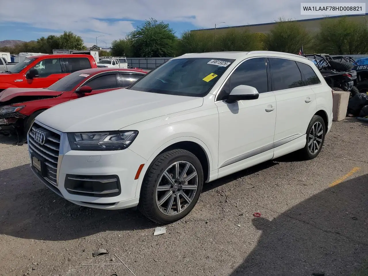 AUDI Q7 2017, VIN WA1LAAF78HD008821