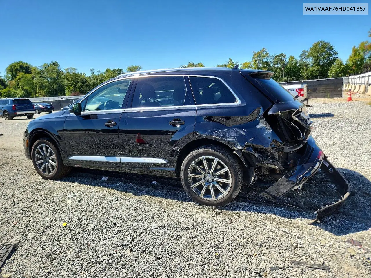 2017 AUDI Q7 VIN WA1VAAF76HD041857 — фото 2