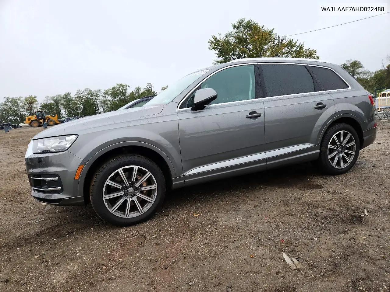 AUDI Q7 2017, VIN WA1LAAF76HD022488