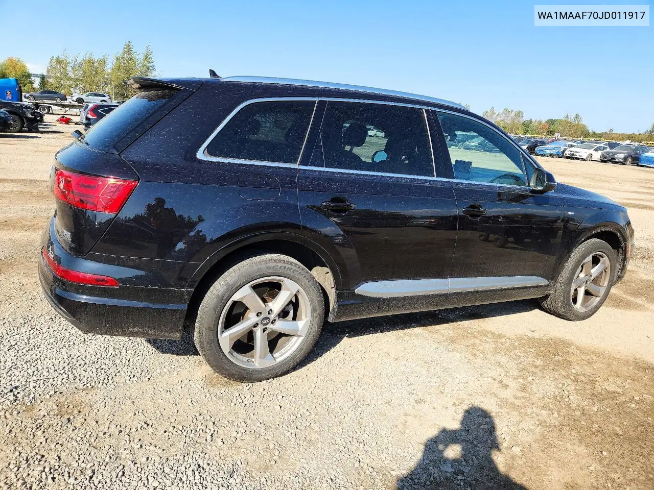 2018 AUDI Q7 VIN WA1MAAF70JD011917 — фото 3