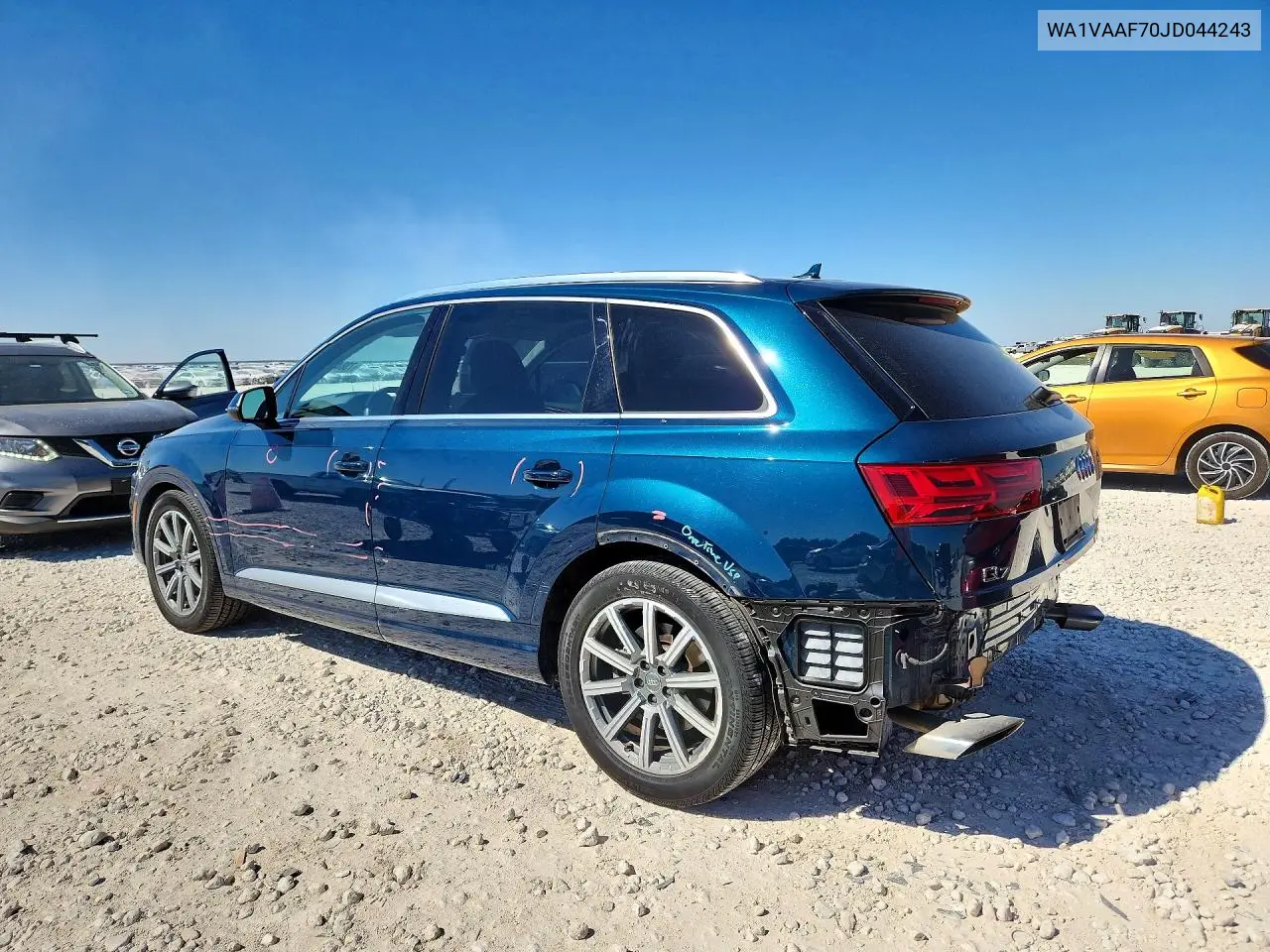 2018 AUDI Q7 VIN WA1VAAF70JD044243 — фото 2