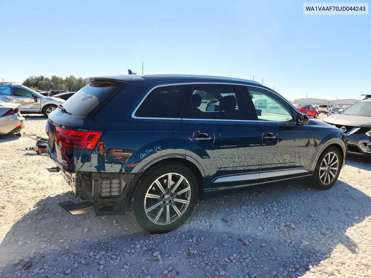 2018 AUDI Q7 VIN WA1VAAF70JD044243 — фото 3