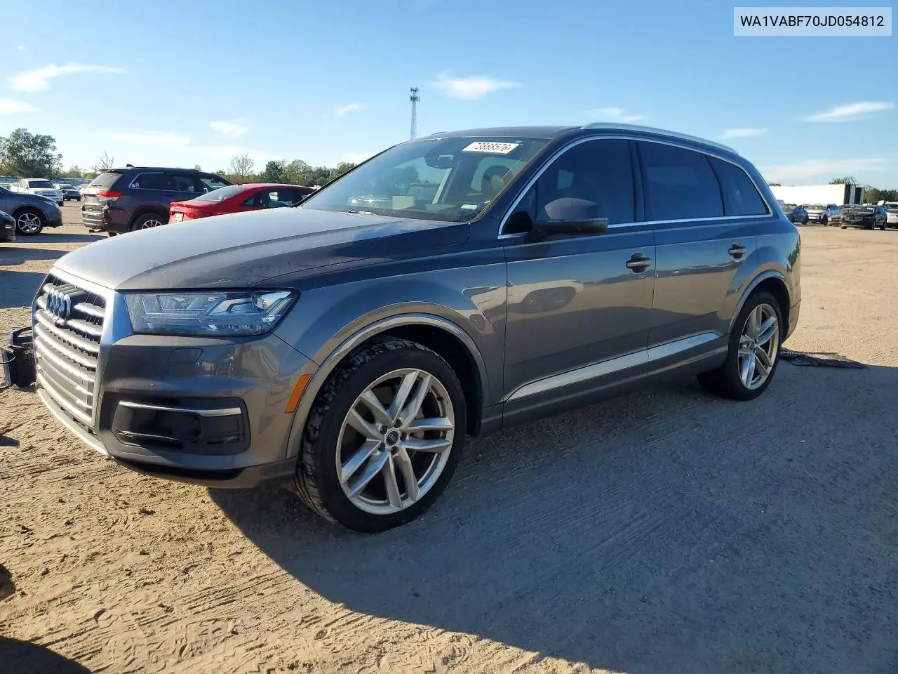 AUDI Q7 2018, VIN WA1VABF70JD054812