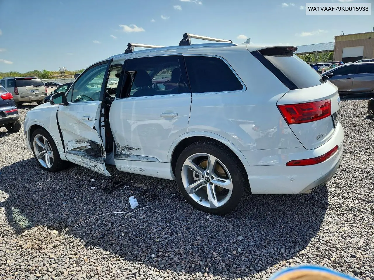 2019 AUDI Q7 VIN WA1VAAF79KD015938 — фото 2
