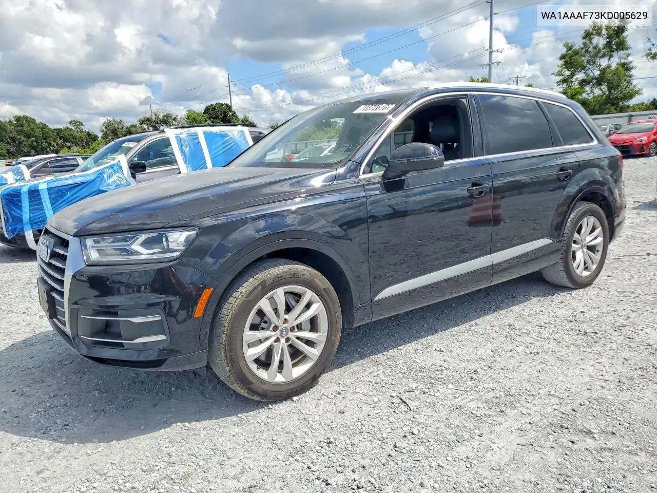 AUDI Q7 2019, VIN WA1AAAF73KD005629